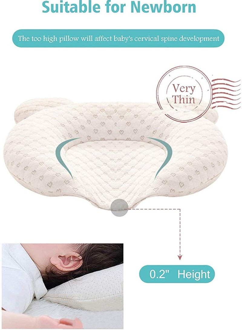 Baby Pillow - Infant Support Head Pillows Soft Baby Nursery Pillows Unisex Newborn Head Shaping Pillow Support Head Sleep Pillows 0-12 M - Image 4
